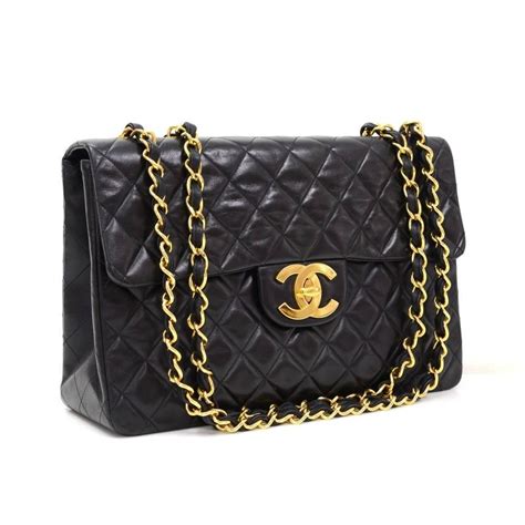 small black purse crossbody gold chain chanel|chanel quilted handbag gold chain.